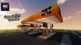 Minecraft how to build a Gas station 