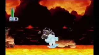 Mega Man X4 - [X - Volcano stage - Magma Dragoon]