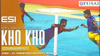 GNDU Amritsar Vs Kurukshetra Univ. ||  N.Z. Inter University Kho Kho Championship  || CCSU Meerut