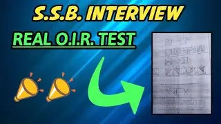 SSB INTERVIEW O.I.R.(Real) PDF || HOW TO CLEAR SSB INTERVIEW || @FaujiShow @SelfSelectionBoard