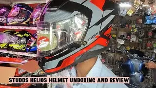 | Studds helios d1 asphalt helmet unboxing and review |