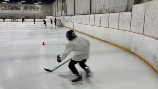 MINOR HOCKEY DRILL - Cutbacks With 3 Progressions