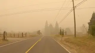 4K⁶⁰ Driving Oregon: Clackamas County under level 2 evacuation to Oregon City