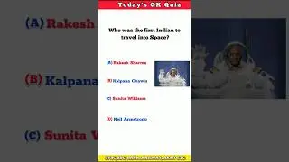 Who was the first Indian to travel into Space? #gk #gkquiz #facts #vuralvideo