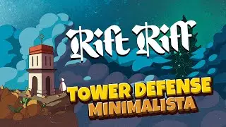 Um Tower Defense MINIMALISTA e muito DESAFIADOR! | Rift Riff