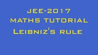 Leibniz's rule ...Theory and Past year JEE solved Problems