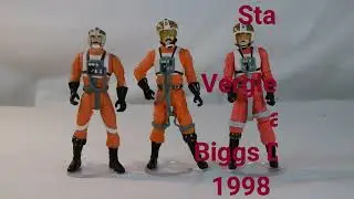 Star Wars - Vergleichsvideo aller Biggs Darklighter Figuren (3.75inch) - 1998 bis 2013