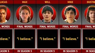 Заключительные слова каждого персонажа сериала &laquo;Очень странные дела&raquo; (5 сезон) | Сравнение сериал...