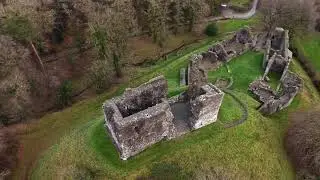 Okehampton Castle, Devon.