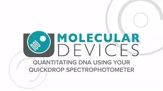 Quantitating DNA using your QuickDrop Spectrophotometer