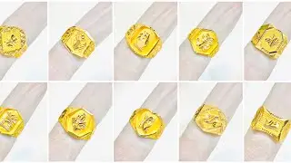 Latest Men&rsquo;s Gold ring design collection #jewellerycollection #goldring #menfashion