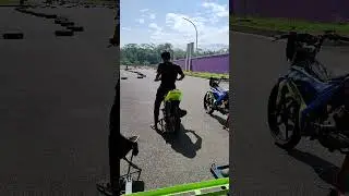 suara beat road race 130 cc pemula hiung abiss #knalpotracing #roadrace #maticrace #beat130cc