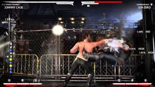 MKX - Johnny Cage (Stunt Double) 47% Corner Combo (No Meter)