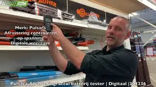Pulsara Afrastering/accu/batterij tester | Digitaal |303236 - BTN de Haas