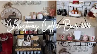 Cozy Christmas Coffee Bar | Setup Your Winter Coffee And Tea Station! #coffeebar #coffeestattion