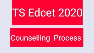 TS Edcet Counselling Process 2020 || Ts Edcet important certificates|Ts Edcet counseling fee details