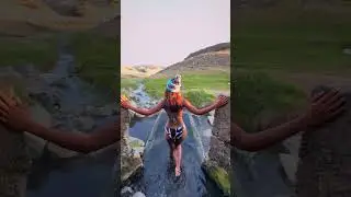 📍Hrunalaug hot spring, #Iceland 😍