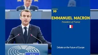Debating the Future of Europe with Emmanuel Macron