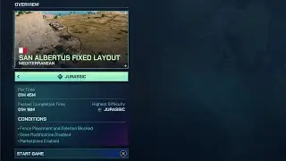San Albertus Fixed Layout on Jurassic Difficulty (Jurassic World Evolution 3)