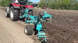 KRAMER ECO test met dichte schaar en stroken rister Massey Ferguson 6455
