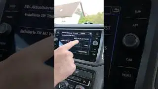 🤫 Wie &ouml;ffne ich das Men&uuml; zum Update des Volkswagen Radios? #vw #volkswagen