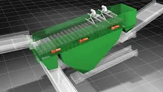 BHS DeInking Screen 3d animation