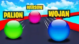 WIELKI WYŚCIG KULEK YOUTUBERÓW! (WOJAN, PALION, WERSOW)