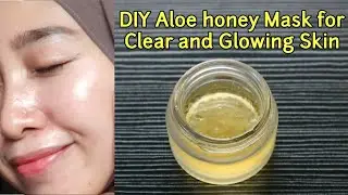 DIY SLEEPING MASK FOR GLOWING SKIN / CARA MEMBUAT SLEEPING MASK ALAMI / Glowing Skin Home Remedy