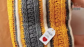 Left Hand: Crochet Mile a Minute Blanket