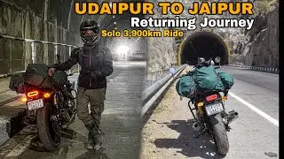 UDAIPUR TO JAIPUR || Returning Journey On Royal Enfield Interceptor 3,800km Solo Ride | part - 2