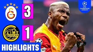 Galatasaray vs Bod&oslash;/Glimt 3-1 Ma&ccedil; &Ouml;zeti | Highlights | Osimhen Goal | UEFA Champions League 2025/26 
