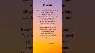 Sanju Rathod (ft. Isha Malviya - Shaky (Lyrics) #lyrics #hindisong #shaky #sanjurathod #ishamalviya