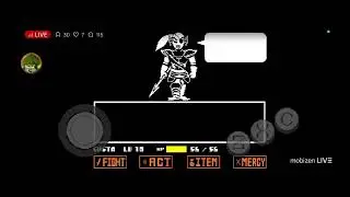 Tentando derrotar a Undyne no undertale mobile