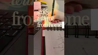 study with me from home📚💖 #aesthetic #study #studymotivation #routine