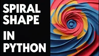 I Created a HYPNOTIC Spiral using Python | Python Turtle Graphics Python Turtle Tutorial