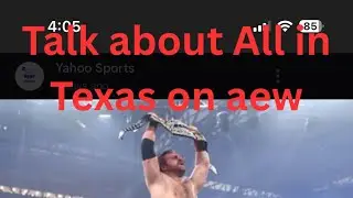 Talk about All in Texas on aew ve EVOLUTION on twitch Jordan barber 346