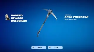 HOW TO GET RANKED APEX PREDATOR PICKAXE IN FORTNITE!