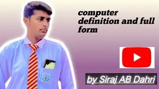 Definition of computer and full form of computer Subject computer fundamentals 