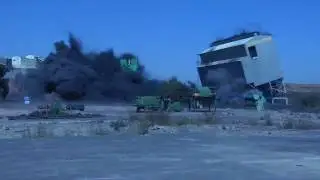 Explosive Demolition of Structure