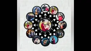 customized mdf clock photo frames in vijayawada 9553542884