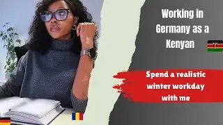 German Office Life in Winter | A Kenyan's honest day at work ❄️/ Spend the day with me