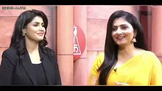 Beautiful #ChitraTripathi & #ShashiTusharSharma (Last Year Interview in DoTuk) #aajtak #news #anchor