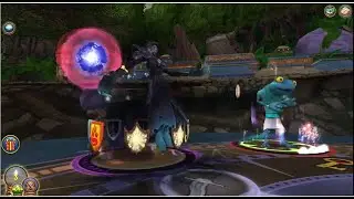 Surviving with 3 HEALTH!!! Wizard101 Visionary Balance Nova PvP