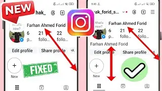How to change instagram new profile name and grid layout back to the old one | New rectangular grid