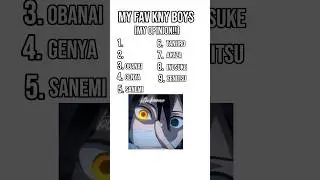 My Fav KNY boys (my opinion!!!) // #kny #boy #favorite #edit #viral #anime
