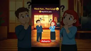Think Fast&hellip; Then Laugh 😄 | Martin & Lana #shorts #cutecharacters #animation #funny #sillyjokes