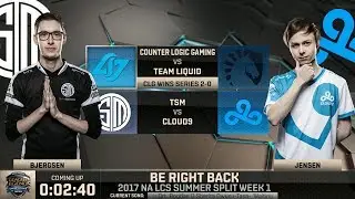TSM vs C9, Game 1 - NA LCS 2017 Summer - Team SoloMid vs Cloud 9