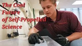 Melting ice propels itself across a patterned surface |Understanding the Leidenfrost Effect  