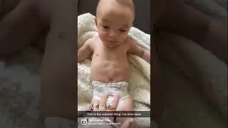 6 month baby has a 6 pack!! 😱 #buffbaby #abs #sixpack #babies #baby #new #viral #viralbaby #love