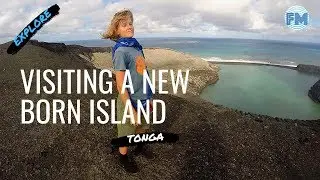 Visiting a new born island in Tonga